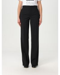 【関税&送料込】Moschino Cappuccino Wool Pant Moschino Couture Cappuccino Wool Pant in Natural | Lyst