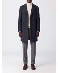 Brunello Cucinelli - Single-Breasted Pure Cashmere Coat With Notch Lapels - Lyst