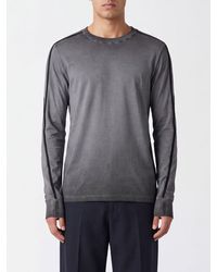 Thom Krom - Long-Sleeved Cotton T-Shirt With Decorative Bands - Lyst