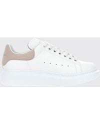 McQueen - Oversize Leather Sneakers - Lyst