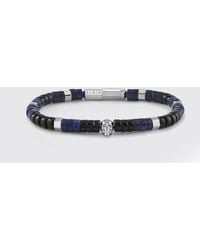 Philipp Plein - Metal Bracelet With Crystals And Skull Application - Lyst