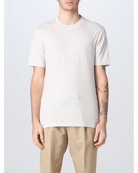 Brunello Cucinelli - T-shirt a micro righe - Lyst