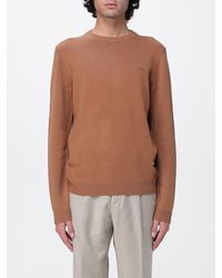 Sun 68 - Maglia A Girocollo Basic Con Logo - Lyst