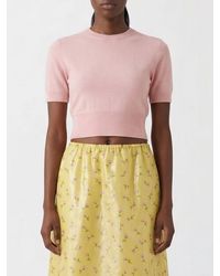 Jil Sander - Cropped Wool And Cashmere Knit - Lyst