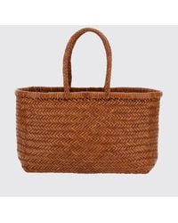 Dragon Diffusion - Woven Leather Handbag With Double Handle - Lyst