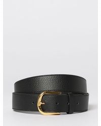 Coccinelle - Hammered Leather Belt - Lyst