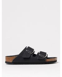 Birkenstock - Arizona Big Buckle Oiled Leather Sandals - Lyst
