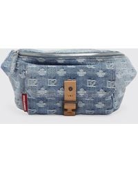 DSquared² - Cotton Belt Bag With Jacquard Monogram - Lyst