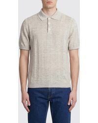 Brunello Cucinelli - Cotton Knit Polo Shirt - Lyst
