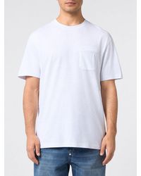 Philipp Plein - Cotton T-Shirt With Hexagon Logo And Patch Pocket - Lyst