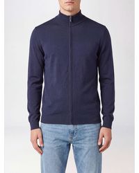 Rrd - Slim Fit High-Neck Zip-Up Cardigan - Lyst
