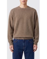 Jil Sander - Wool And Cashmere Crewneck Jumper With Ribbed Trims - Lyst
