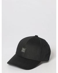 HUGO - Cotton Hat With Applied Logo - Lyst