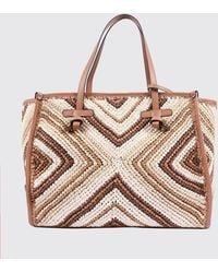 Gianni Chiarini - Marcella Crochet Raffia Bag - Lyst