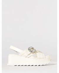 Roger Vivier - Slidy Viv' Wedge Sandal - Lyst