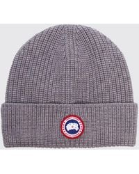 Canada Goose - Merino Wool Cuffed Beanie With Logo Patch - Lyst