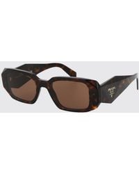 Prada - Acetate Sunglasses With Logo - Lyst