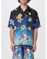 CASABLANCA - Printed Silk Casual Shirt - Lyst
