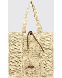 Gianni Chiarini - Nefeli Crochet Raffia Bag - Lyst