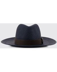 Brunello Cucinelli - Raffia Hat With Ribbon - Lyst