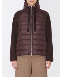 Herno - Short Quilted Nylon Down Jacket With Funnel Neck - Lyst
