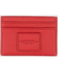 Marc Jacobs - The Card Case Kartenetui Aus Genarbtem Leder - Lyst