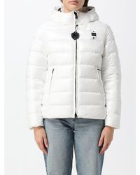 Blauer - Caroll Short Quilted Nylon Hooded Puffer Jacket - Lyst