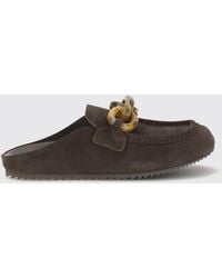 Pedro Garcia - Suede Mules With Notched Eva Sole - Lyst