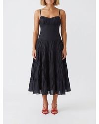 Ulla Johnson - Emmalina Cotton Midi Dress - Lyst