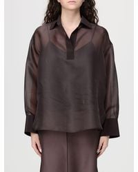 Agnona - Silk Organza Shirt - Lyst