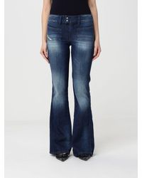 DIESEL - D-Hush Flared Cotton Denim Jeans - Lyst