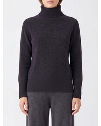 Giorgio Armani - Cashmere Turtleneck Jumper With Ribbed Trims - Lyst
