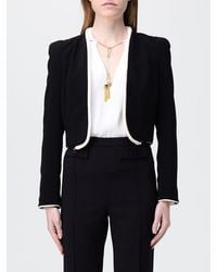 Elisabetta Franchi - Polyester Blazer - Lyst