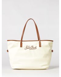 MC2 Saint Barth - Nylon Shoulder Bag With Logo - Lyst