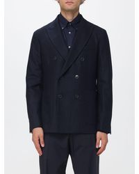 Brooksfield - Double-Breasted Peacoat - Lyst