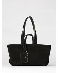 A.P.C. - Le Drummer Large Suede Bag - Lyst