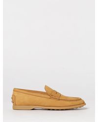 Tod's - Nubuck Loafers - Lyst
