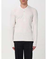 Tom Ford - T-shirt in misto cotone a costine - Lyst