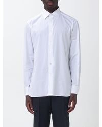 ZEGNA - Classic Stretch Poplin Shirt - Lyst