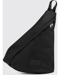 MM6 by Maison Margiela - Triangular Nylon Crossbody Bag With Numeric Logo - Lyst