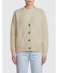 Isabel Marant - Alpaca Wool Cardigan With Logo - Lyst
