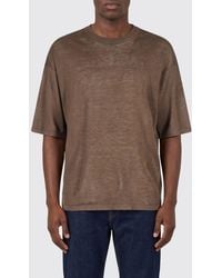 Roberto Collina - Linen T-Shirt - Lyst