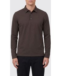 Zanone - Cotton Polo Shirt - Lyst