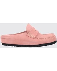Birkenstock - Naples Suede Mules - Lyst