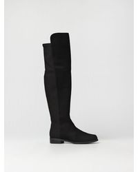 Stuart Weitzman - 5050 Boot In Suede And Stretch Knit - Lyst