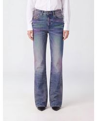 DIESEL - D-Lie Mid-Rise Straight Fit Jeans - Lyst