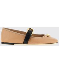 Versace - Nappa Ballerina Flats - Lyst