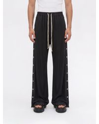 Rick Owens - Wide Pusher Wide-Leg Drawstring Jogging Trousers - Lyst
