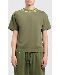 Palm Angels - Cotton T-Shirt With Logo - Lyst