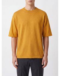 Roberto Collina - Linen T-Shirt - Lyst
